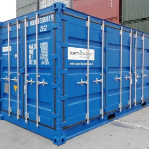 Contenedor Open Side de 20 pies con apertura lateral completa