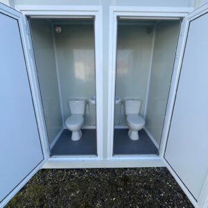 Módulo sanitario doble WC - 2 cabinas independientes