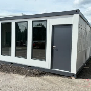 Oficina modular portátil de 4 módulos 6×9,72 m - 58 m²