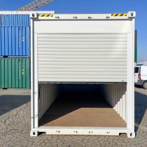 Contenedor High Cube de 6 metros con puertas enrollables