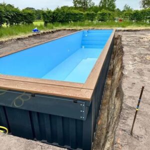 Piscina contenedor de 40 pies - Piscina container de 12 metros