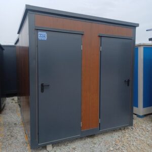 Contenedor sanitario doble 2 cabinas - WC y ducha